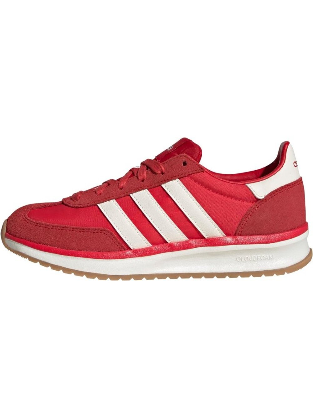 Womens Ruby Off White Rubber Run 70s Lace-Up Closure Vintage Athletic Shoes